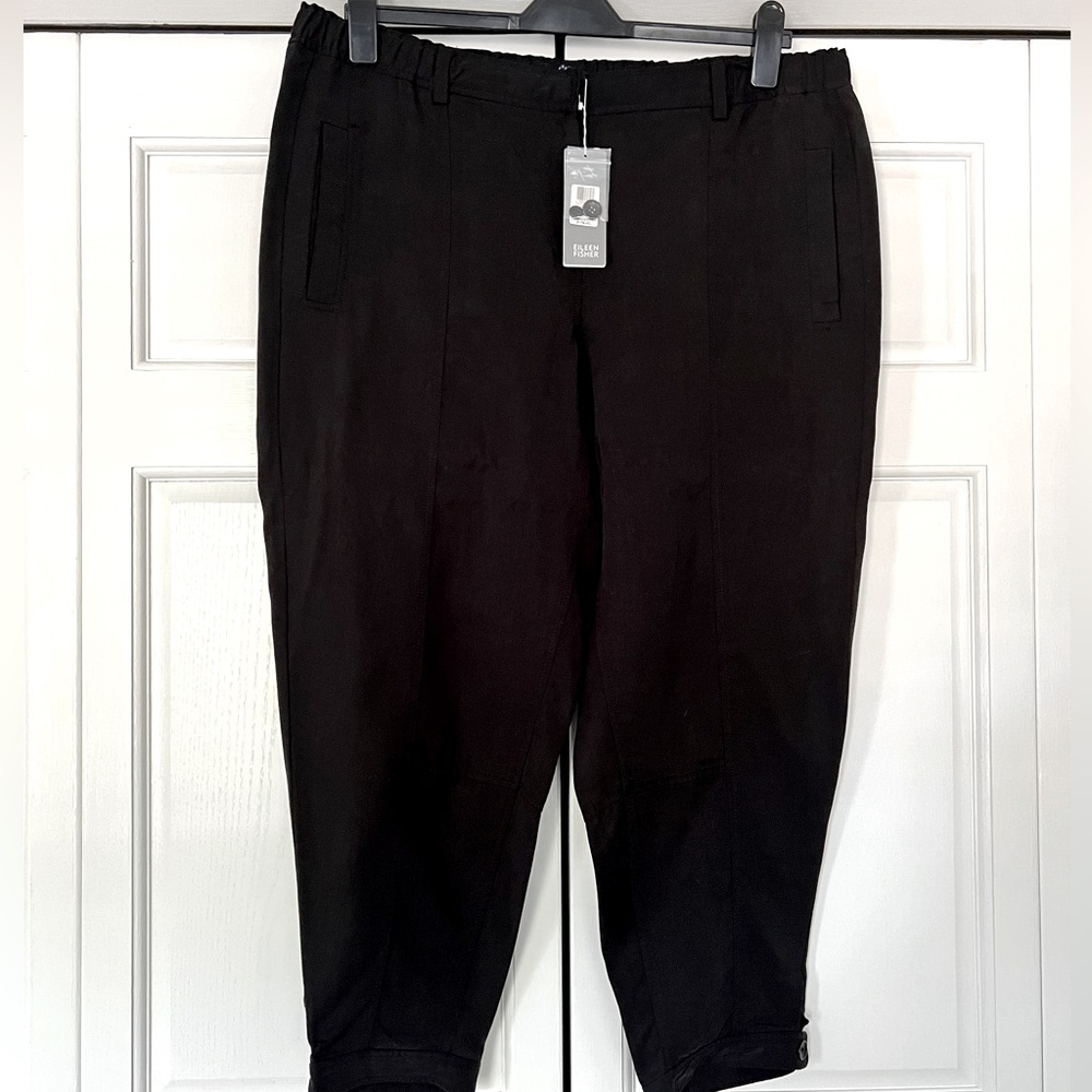 Eileen Fisher Tencel Twill Ankle Pants